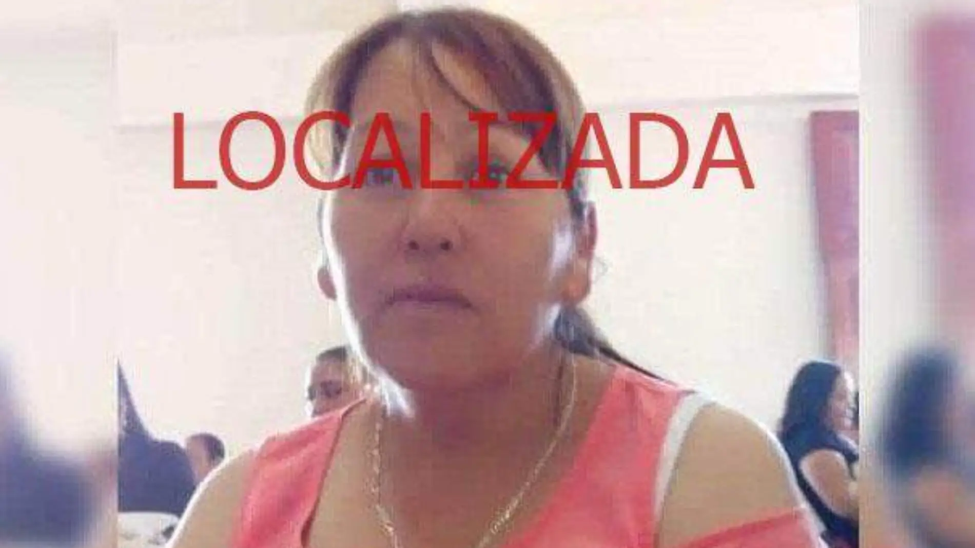 señora LOCALIZADA